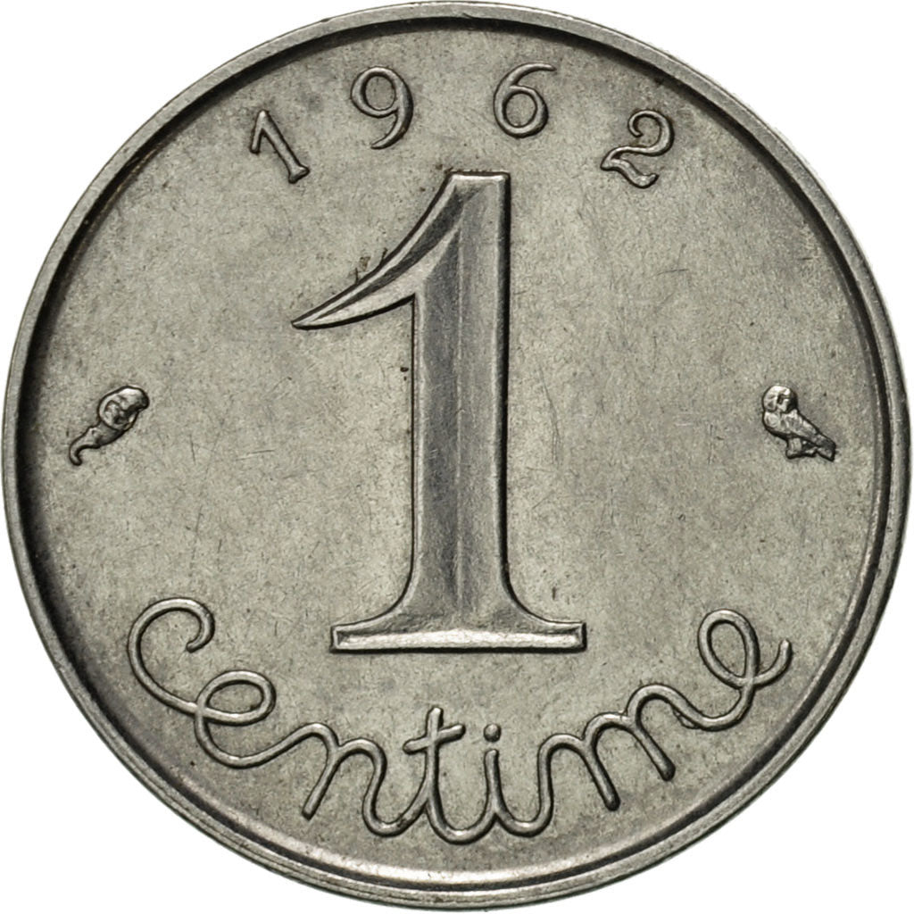 Munten, Frankrijk, Épi, Centime, 1962, Paris, PR, Stainless Steel, KM:928