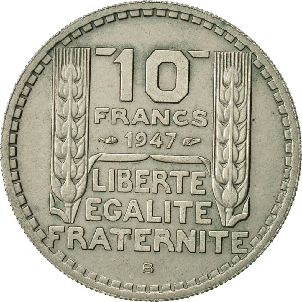 Coin, France, Turin, 10 Francs, 1947, Beaumont - Le Roger, EF(40-45)
