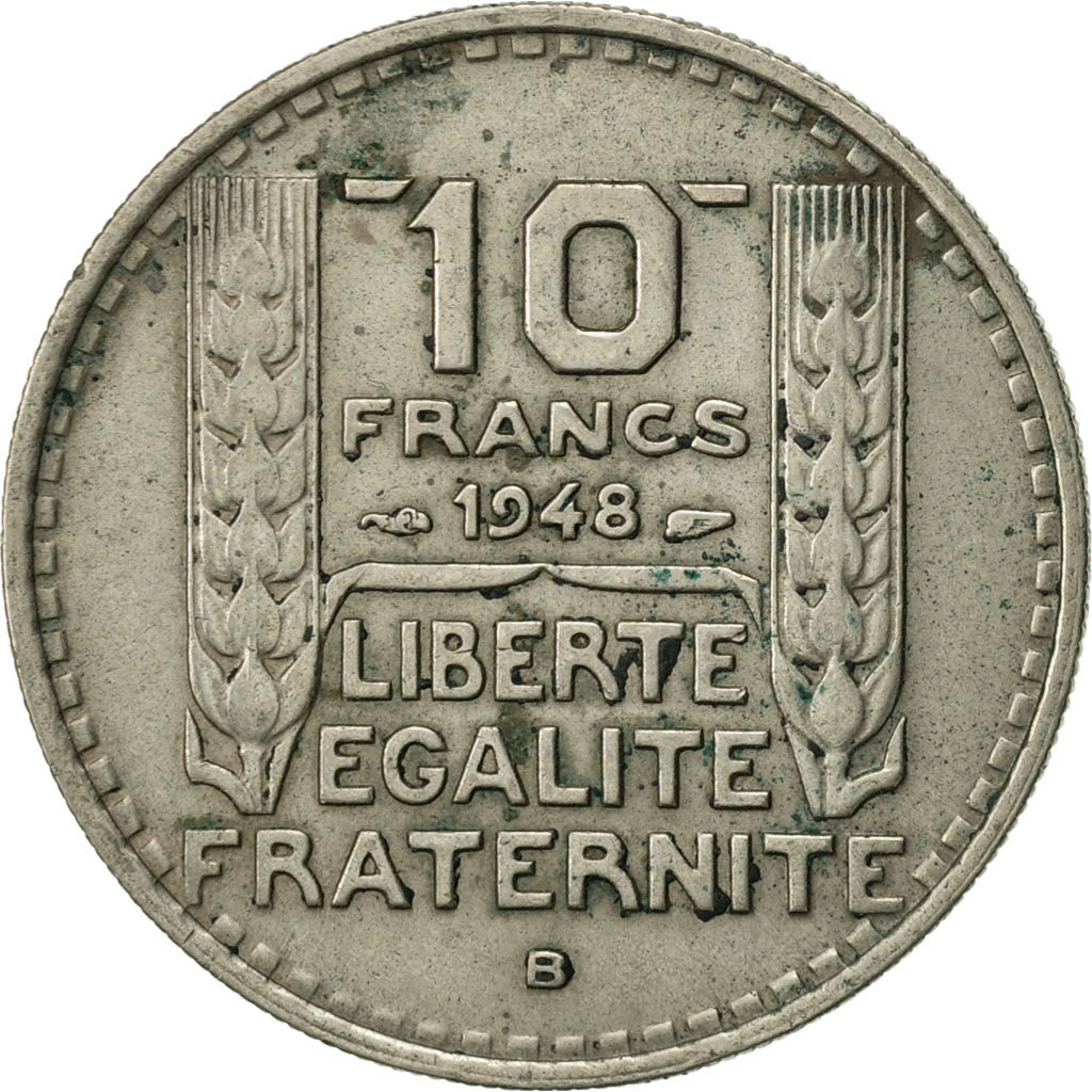 Coin, France, Turin, 10 Francs, 1948, Beaumont - Le Roger, AU(50-53)