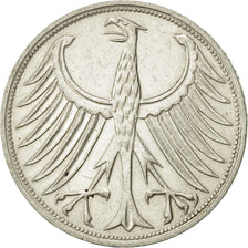 Münze, Bundesrepublik Deutschland, 5 Mark, 1966, Karlsruhe, VZ, Silber