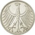 Münze, Bundesrepublik Deutschland, 5 Mark, 1966, Karlsruhe, VZ, Silber