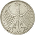 Coin, GERMANY - FEDERAL REPUBLIC, 5 Mark, 1965, Hambourg, AU(50-53), Silver