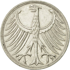 Coin, GERMANY - FEDERAL REPUBLIC, 5 Mark, 1967, Karlsruhe, AU(50-53), Silver
