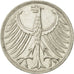 Coin, GERMANY - FEDERAL REPUBLIC, 5 Mark, 1967, Karlsruhe, AU(50-53), Silver