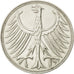 Coin, GERMANY - FEDERAL REPUBLIC, 5 Mark, 1964, Karlsruhe, AU(50-53), Silver