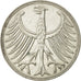 Coin, GERMANY - FEDERAL REPUBLIC, 5 Mark, 1956, Stuttgart, AU(50-53), Silver