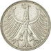 Coin, GERMANY - FEDERAL REPUBLIC, 5 Mark, 1951, Karlsruhe, AU(50-53), Silver