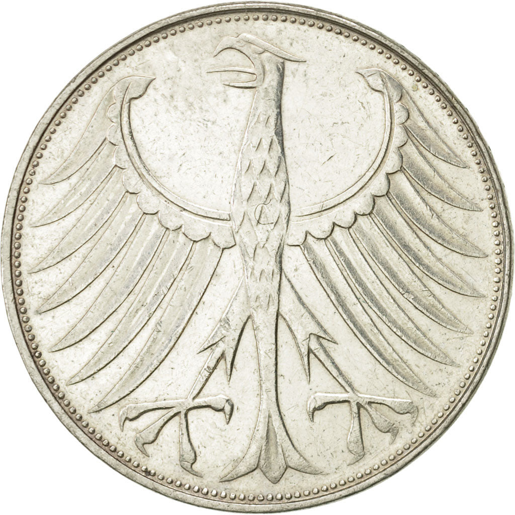 Moneta, GERMANIA - REPUBBLICA FEDERALE, 5 Mark, 1972, Karlsruhe, SPL-, Argento
