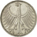 GERMANIA - REPUBBLICA FEDERALE, 5 Mark, 1963, Munich, BB+, Argento, KM:112.1