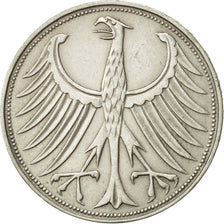 Coin, GERMANY - FEDERAL REPUBLIC, 5 Mark, 1951, Munich, AU(55-58), Silver