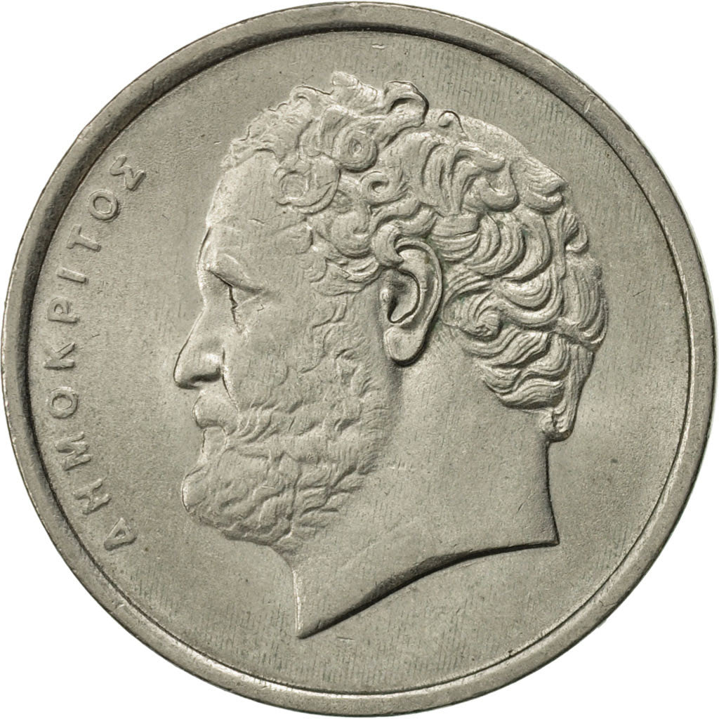 Coin, Greece, 10 Drachmes, 1982, AU(55-58), Copper-nickel, KM:132