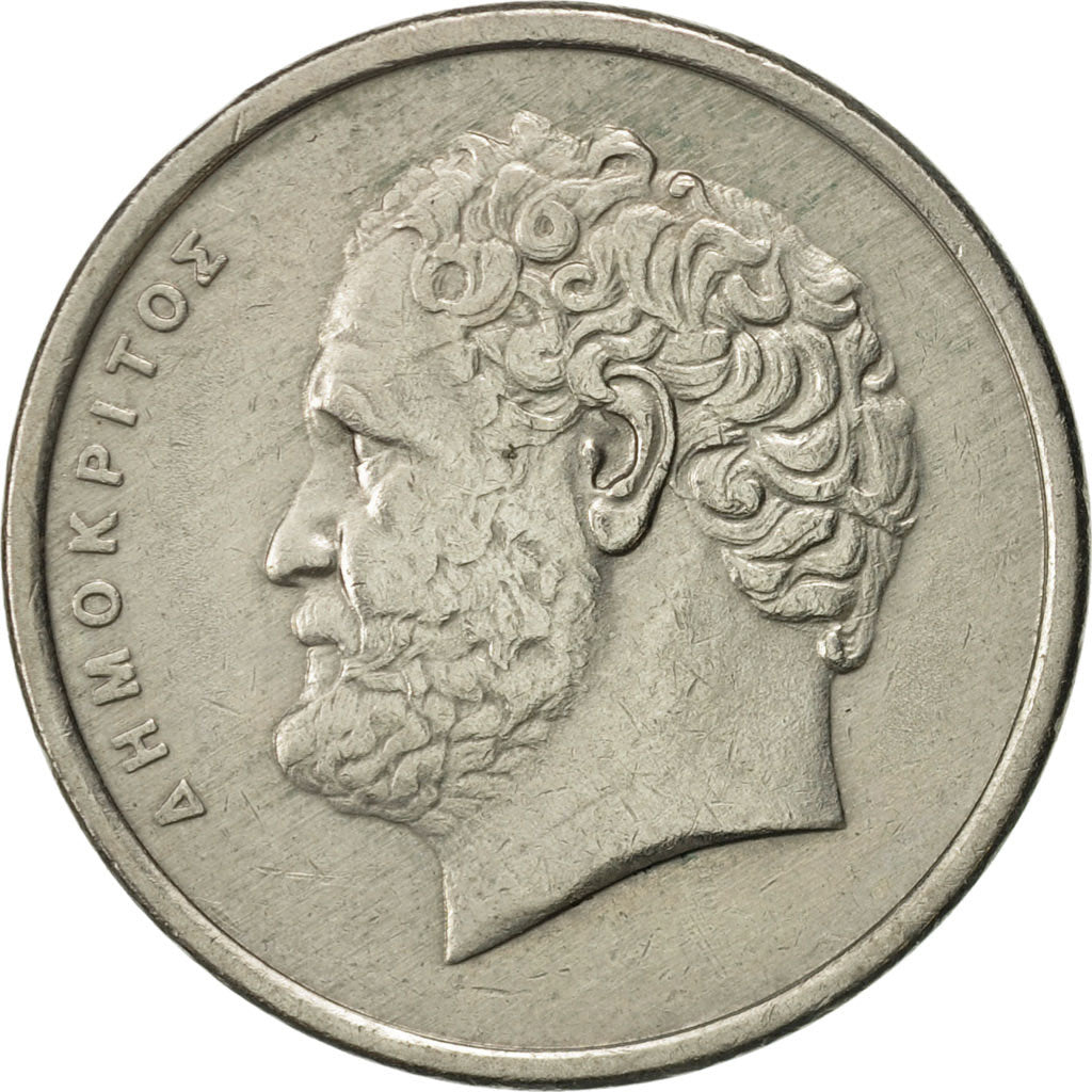 Coin, Greece, 10 Drachmes, 1988, AU(55-58), Copper-nickel, KM:132