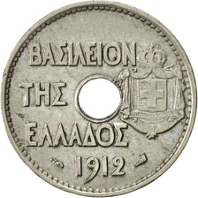 Monnaie, Grèce, George I, 20 Lepta, 1912, SUP, Nickel, KM:64