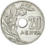 Moneta, Grecja, 20 Lepta, 1964, AU(50-53), Aluminium, KM:79