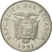 Coin, Ecuador, 50 Sucres, 1991, AU(50-53), Nickel Clad Steel, KM:93