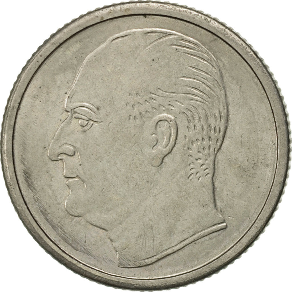 Coin, Norway, Olav V, 25 Öre, 1969, AU(55-58), Copper-nickel, KM:407