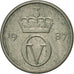 Norway, Olav V, 10 Öre, 1987, AU(50-53), Copper-nickel, KM:416