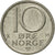 Moneda, Noruega, Olav V, 10 Öre, 1984, MBC+, Cobre - níquel, KM:416