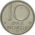 Munten, Noorwegen, Olav V, 10 Öre, 1991, ZF+, Copper-nickel, KM:416