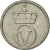 Moneta, Norvegia, Olav V, 10 Öre, 1964, BB+, Rame-nichel, KM:411