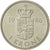 Coin, Denmark, Margrethe II, Krone, 1986, Copenhagen, AU(50-53), Copper-nickel