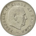 Monnaie, Danemark, Frederik IX, Krone, 1963, Copenhagen, TTB+, Copper-nickel