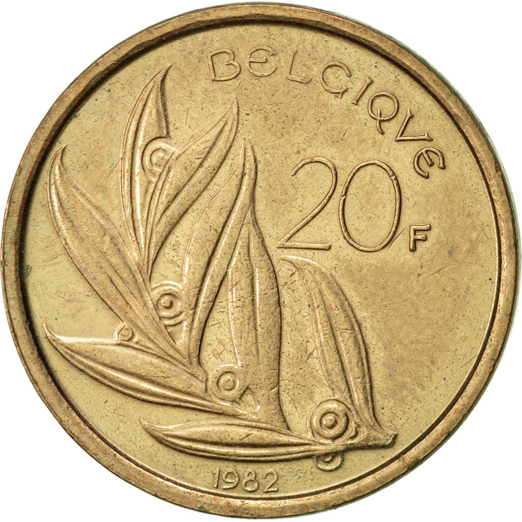 Monnaie, Belgique, 20 Francs, 20 Frank, 1982, TTB+, Nickel-Bronze, KM:159