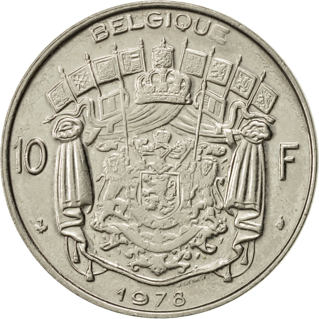 Moneta, Belgio, 10 Francs, 10 Frank, 1978, Brussels, SPL-, Nichel, KM:155.1