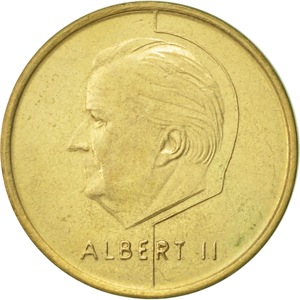 Belgium, Albert II, 5 Francs, 5 Frank, 1996, Brussels, AU(50-53)