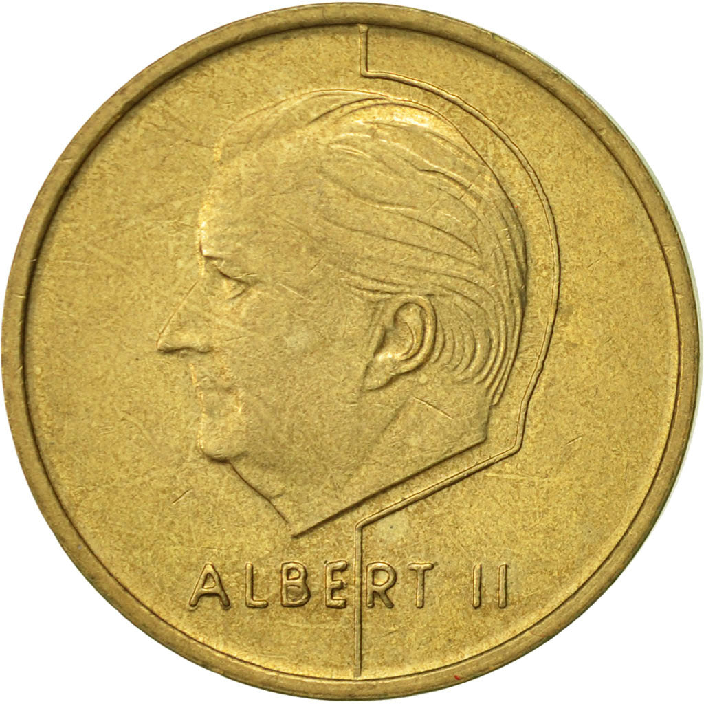 Belgium, Albert II, 5 Francs, 5 Frank, 1996, Brussels, AU(50-53)
