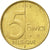 Moneda, Bélgica, Albert II, 5 Francs, 5 Frank, 1998, Brussels, MBC+, Aluminio -
