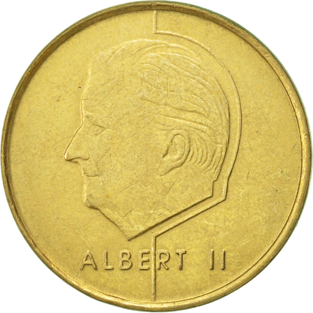 Belgium, Albert II, 5 Francs, 5 Frank, 1998, Brussels, AU(50-53)