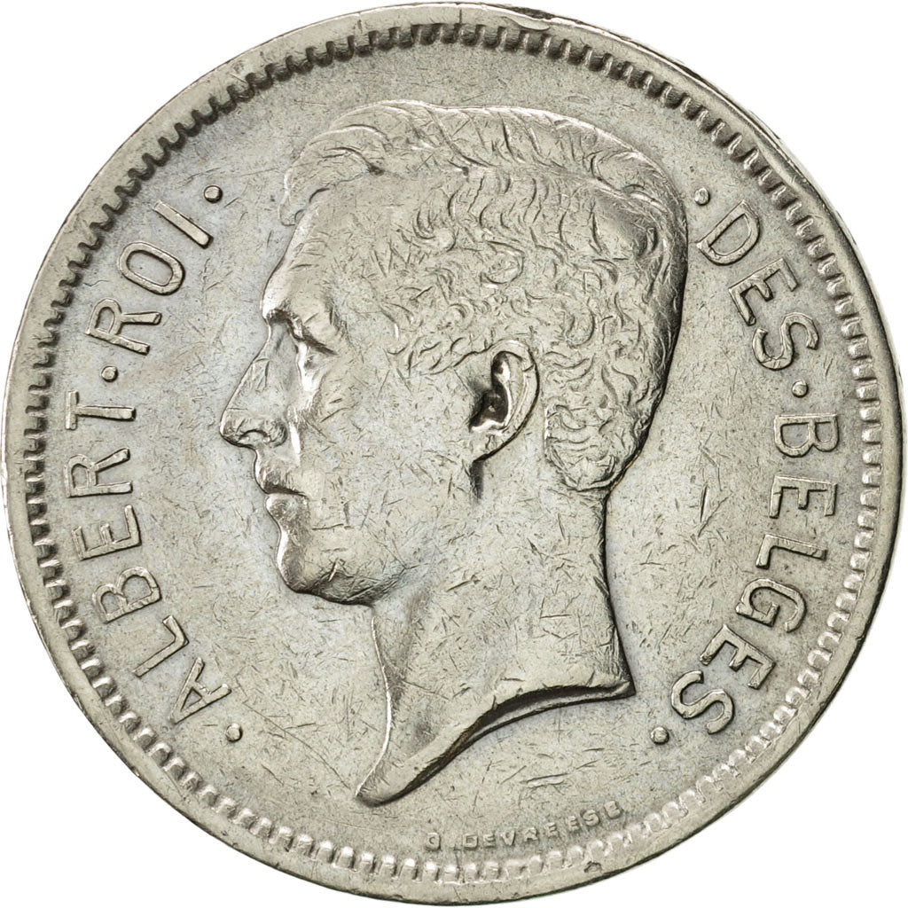 Monnaie, Belgique, 5 Francs, 5 Frank, 1931, TTB+, Nickel, KM:97.1