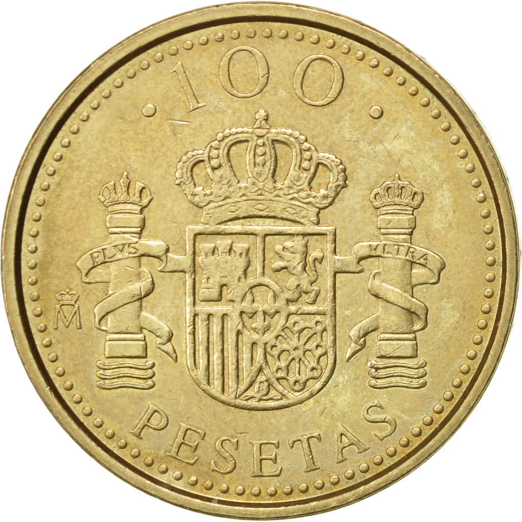 Münze, Spanien, Juan Carlos I, 100 Pesetas, 1998, Madrid, SS+, Aluminum-Bronze