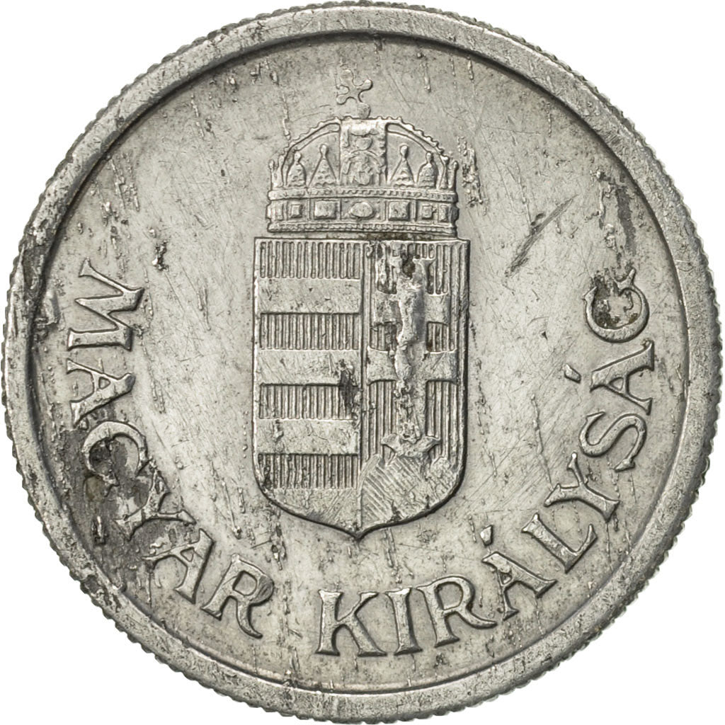 Coin, Hungary, Pengo, 1944, Budapest, EF(40-45), Aluminum, KM:521
