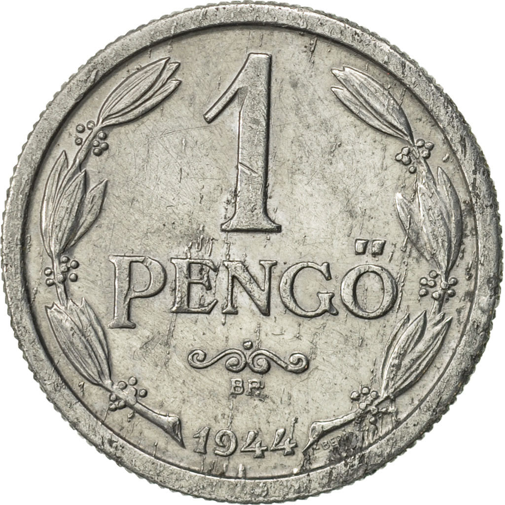 Coin, Hungary, Pengo, 1944, Budapest, EF(40-45), Aluminum, KM:521