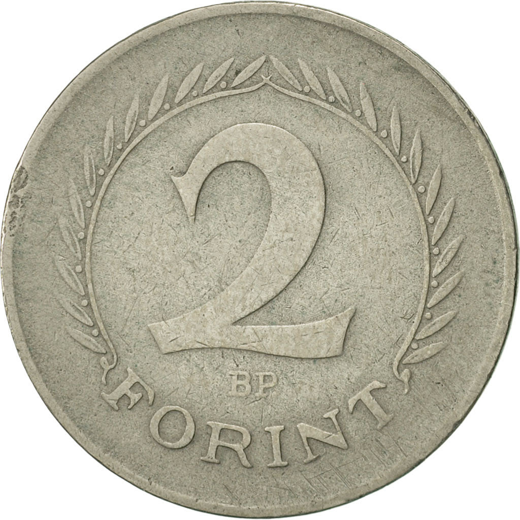 Coin, Hungary, 2 Forint, 1957, Budapest, EF(40-45), Copper-nickel, KM:556