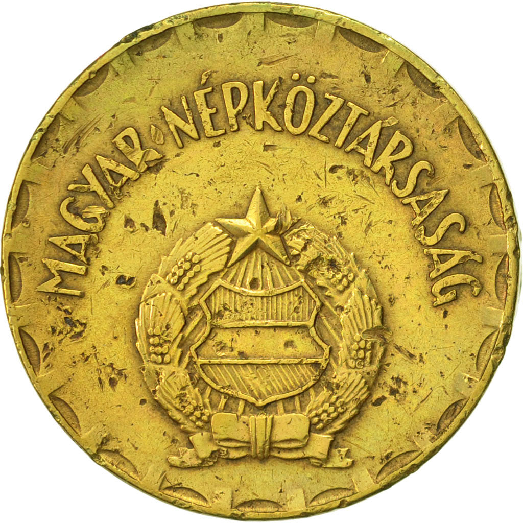 Coin, Hungary, 2 Forint, 1971, Budapest, VF(30-35), Brass, KM:591