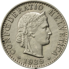 Moneta, Svizzera, 20 Rappen, 1939, Bern, SPL-, Rame-nichel, KM:29a