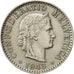 Coin, Switzerland, 20 Rappen, 1943, Bern, AU(55-58), Copper-nickel, KM:29a