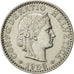 Coin, Switzerland, 20 Rappen, 1956, Bern, AU(55-58), Copper-nickel, KM:29a