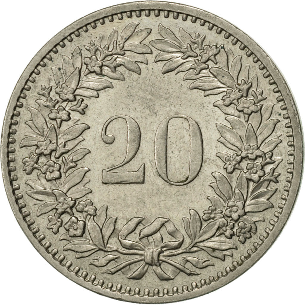 Monnaie, Suisse, 20 Rappen, 1974, Bern, TTB+, Copper-nickel, KM:29a