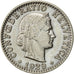 Coin, Switzerland, 20 Rappen, 1929, Bern, AU(50-53), Nickel, KM:29