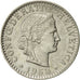 Moneta, Szwajcaria, 20 Rappen, 1963, Bern, AU(55-58), Miedź-Nikiel, KM:29a