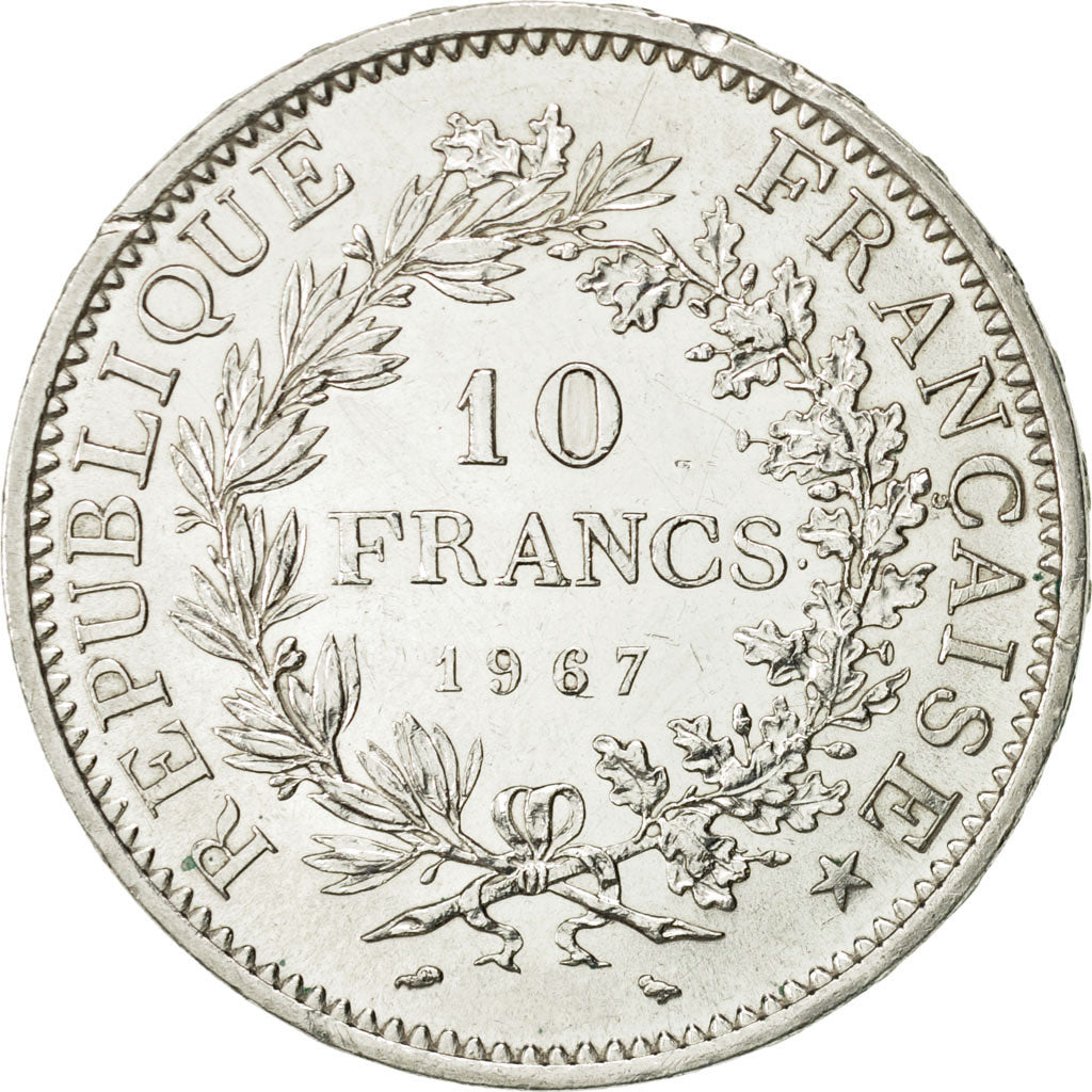 Francia, Hercule, 10 Francs, 1967, Paris, EBC, Plata, KM:932, Gadoury:813