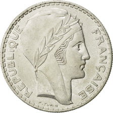 Munten, Frankrijk, Turin, 20 Francs, 1933, Paris, ZF+, Zilver, KM:879