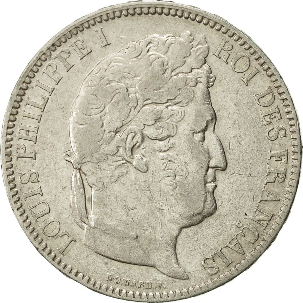 France, Louis-Philippe, 5 Francs, 1831, Rouen, EF(40-45), Silver, KM:735.2