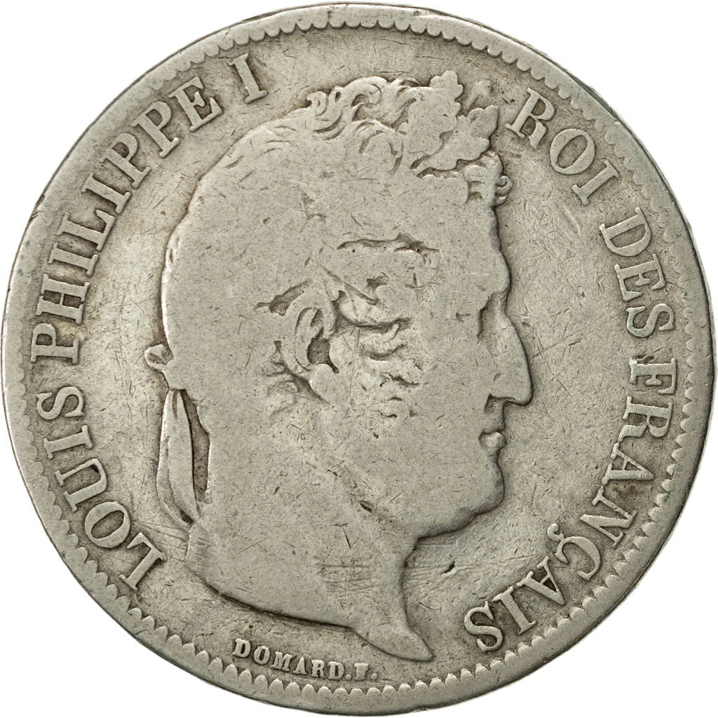 Münze, Frankreich, Louis-Philippe, 5 Francs, 1831, La Rochelle, SGE+, Silber