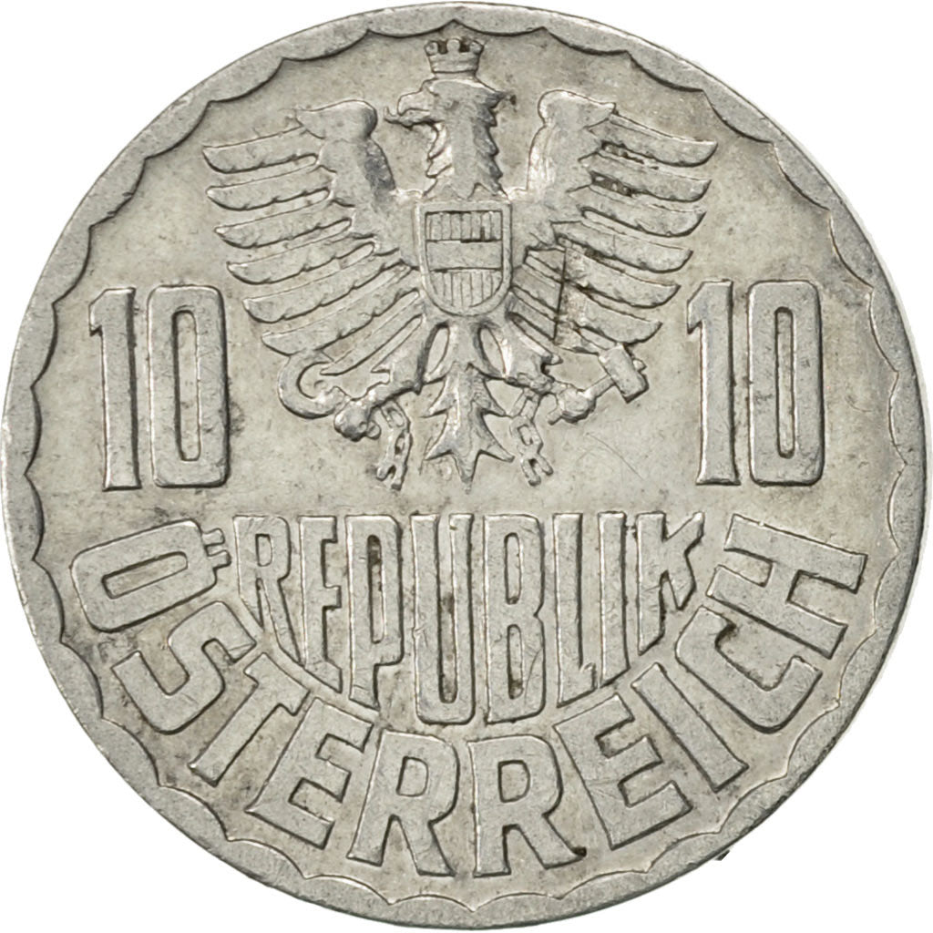 Moneta, Austria, 10 Groschen, 1951, Vienna, SPL-, Alluminio, KM:2878