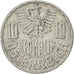 Moneta, Austria, 10 Groschen, 1951, Vienna, SPL-, Alluminio, KM:2878